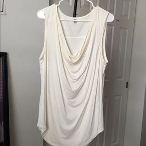 V Neck Ruched Sleeveless  Blouse